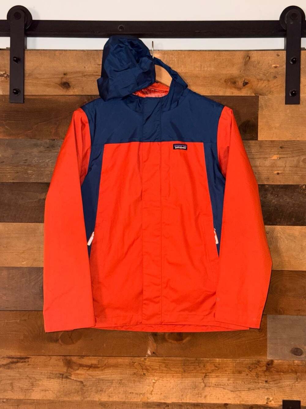 Patagonia Boys XL 14 Hooded H2No Rain Jacket Waterproof 0776